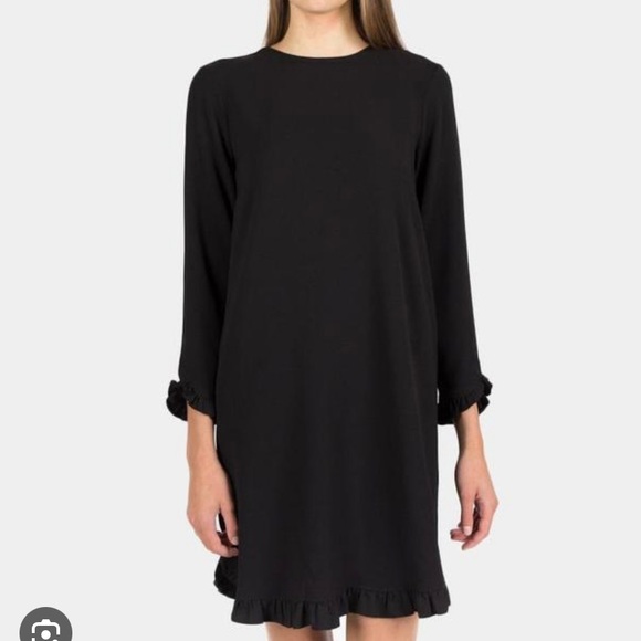 GANNI Ruffle Sleeve Dress - Picture 5 of 6